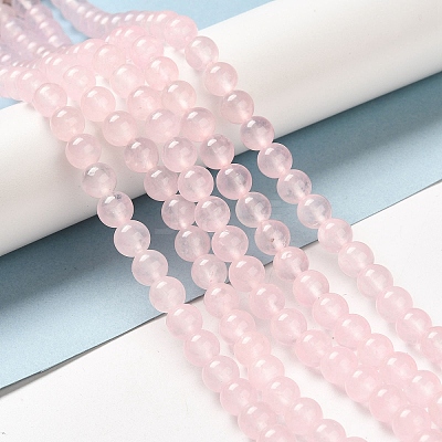 Natural & Dyed Malaysia Jade Bead Strands G-A146-4mm-A16-1
