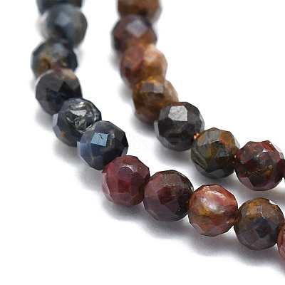 Natural Pietersite Beads Strands G-P457-A02-04-1