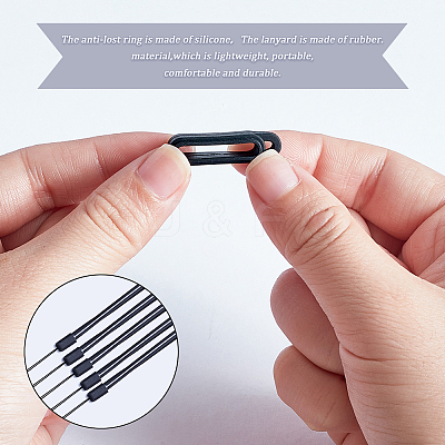 DIY Anti-lost Electronic Stylus & Lighter Pendant Necklace Making Kit AJEW-GF0007-86-1