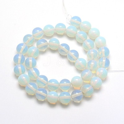 Opal Round Beads Strands G-O047-08-6mm-1