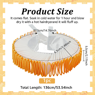 Detachable Polyester Children's Ruffle Collars DIY-WH0671-362B-1