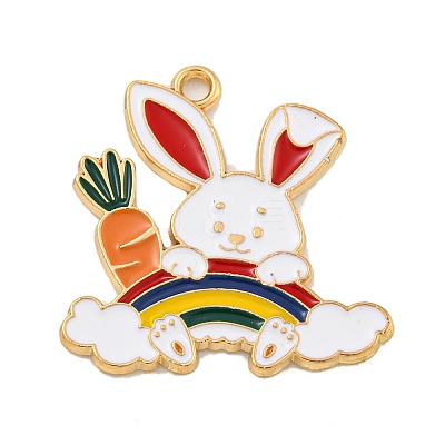 Alloy Enamel Pendants ENAM-H045-02A-G01-1