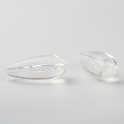 Transparent Acrylic Beads X-PL6315Y-1