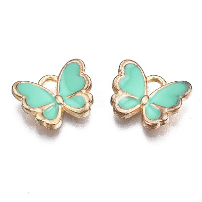 Alloy Enamel Charms ENAM-S121-070F-1