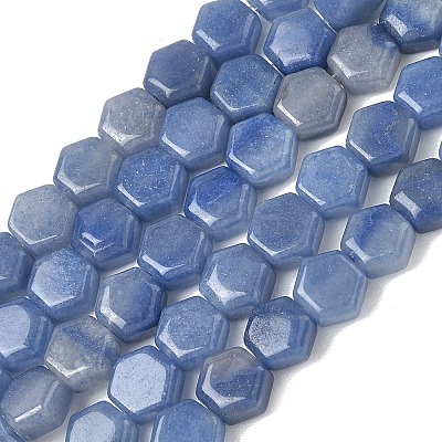 Natural Blue Aventurine(Dyed & Heated) Beads Strands G-G463-A03-8x9mm-1
