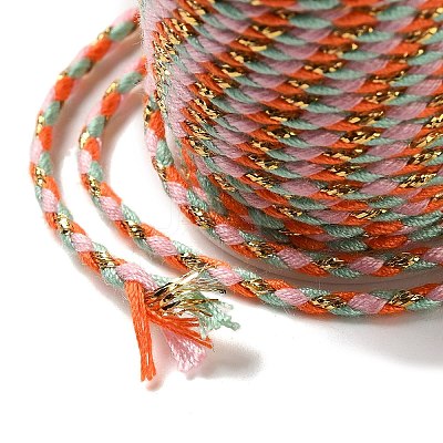 4-Ply Polycotton Cord with Metallic Thread OCOR-Z003-D98-1