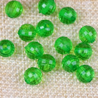 Transparent Acrylic Beads TACR-NH0001-A-15-1