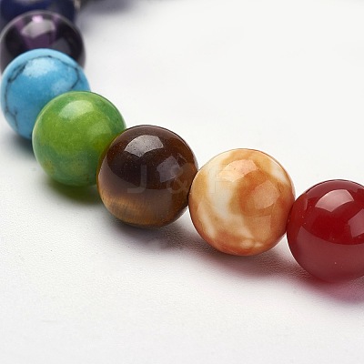 Yoga Chakra Jewelry BJEW-K142-A-1