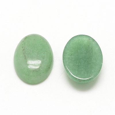 Natural Green Aventurine Cabochons G-R415-14x10-43-1