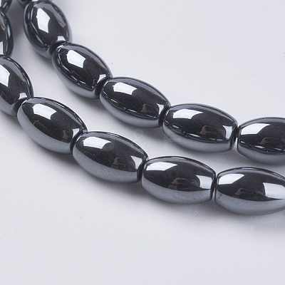Non-magnetic Synthetic Hematite Beads Strands X-G-H1080-1-1