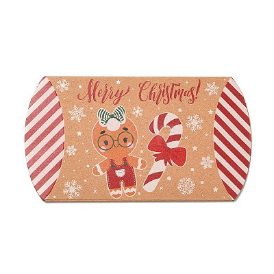 Christmas Theme Cardboard Candy Pillow Boxes CON-G017-02L-1