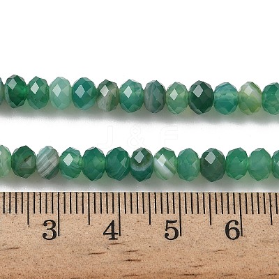 Natural Banded Agate Beads Strands G-D344-A34-05-1