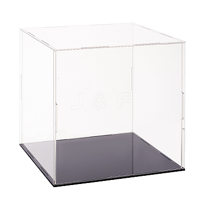Transparent Plastic Minifigure Display Cases ODIS-WH0029-72B-1