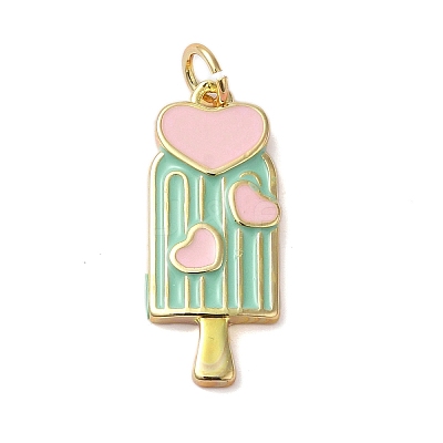 Rack Plating Brass Enamel Pendants KK-S372-03D-02-1
