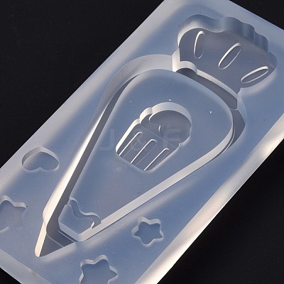 Piping Bag Shape DIY Silicone Molds DIY-I080-01D-1