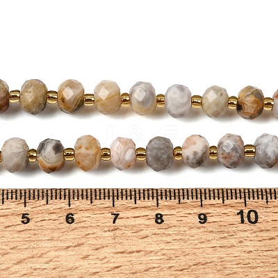Natural Crazy Agate Beads Strands G-D105-B03-1