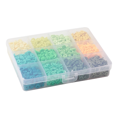 2544Pcs 12 Colors Handmade Polymer Clay Beads CLAY-FS0001-36-1