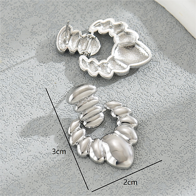 Exaggerated High-end Copper Plated Gold Cloud Earrings for Women Party TS2564-2-1