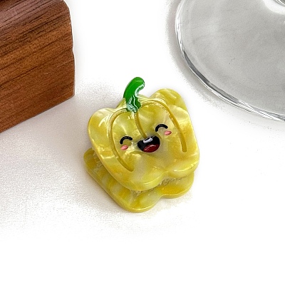 Vegetable Theme Cellulose Acetate & Iron Claw Hair Clips PW-WG7D178-04-1