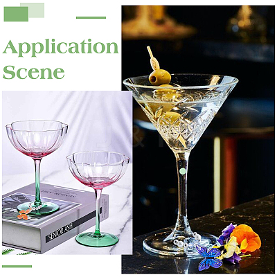 DIY Blank Wine Glass Charm Making Kit DIY-SC0023-62A-1