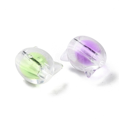 Transparent Acrylic Beads OACR-H112-06C-1