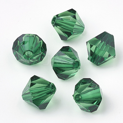Transparent Acrylic Beads TACR-S146-10mm-07-1