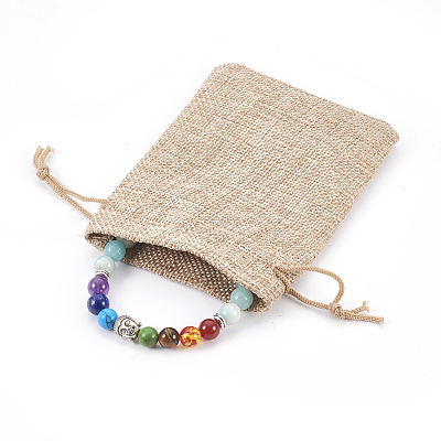Natural Flower Amazonite Stretch Bracelets BJEW-JB03905-04-1