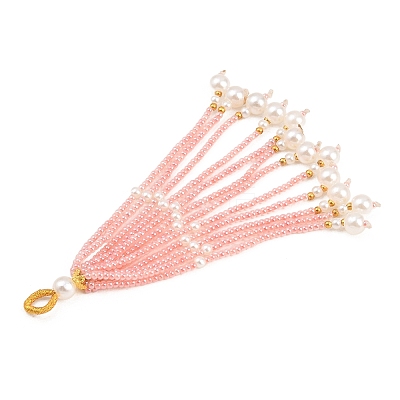 Transparent Glass & Plastic Beads Big Pendants GLAA-B038-01E-1