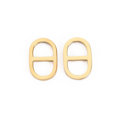 304 Stainless Steel Connector Charms STAS-S116-221A-1