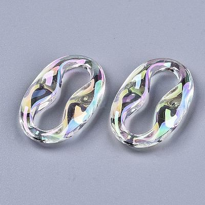 Transparent Acrylic Linkings Rings LS-PACR-N010-027-1