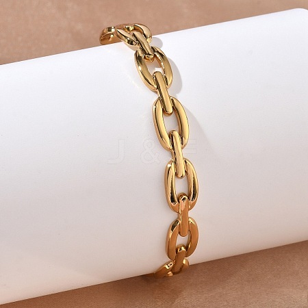 304 Stainless Steel Cuff Bangles BJEW-A160-01G-1