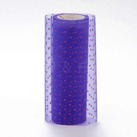 Glitter Deco Mesh Ribbons OCOR-H100-D21-1