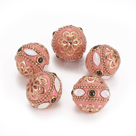 Handmade Indonesia Beads IPDL-E012-25B-1