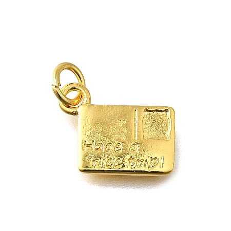 Brass Pendants KK-Z102-17G-1