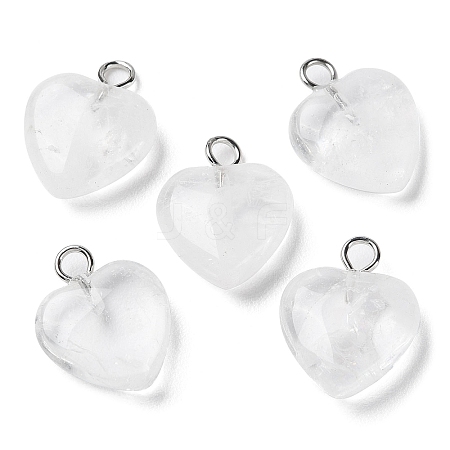 Natural Quartz Crystal Pendants G-E603-01P-10-1