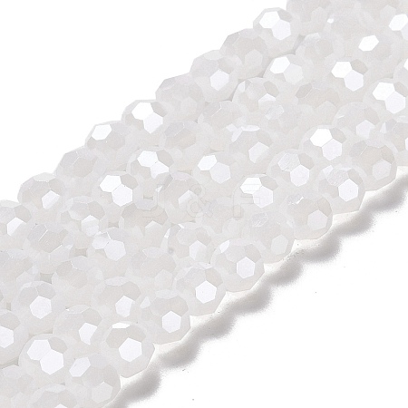Electroplate Glass Beads Strands EGLA-A035-J8mm-A05-1
