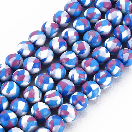 Handmade Polymer Clay Beads Strands CLAY-N008-054-01-1