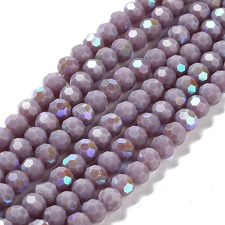 Opaque Glass Beads Strands EGLA-A035-P6mm-L11-1