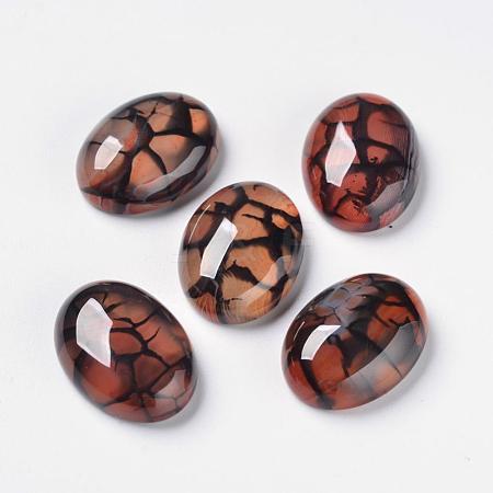 Natural Dragon Veins Cabochons G-F296-07-15x20mm-1