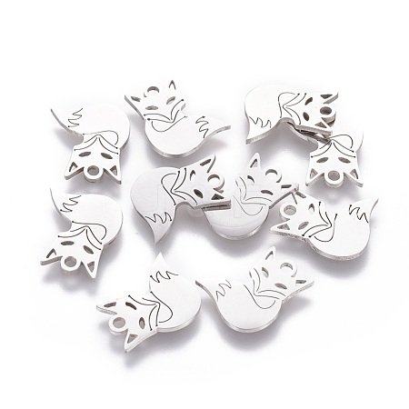 201 Stainless Steel Charms STAS-S105-T420-1