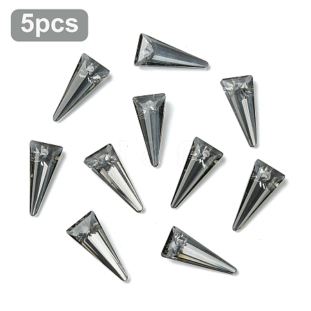 5Pcs K9 Glass Rhinestone Pendants GLAA-YW0004-89B-1