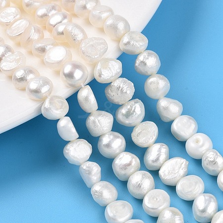 Natural Cultured Freshwater Pearl Beads Strands PEAR-N014-07K-1