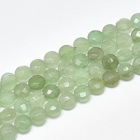 Natural Green Aventurine Beads Strands G-S357-F05-1