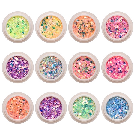 Shiny Nail Art Glitter Flakes MRMJ-T063-364-M-1