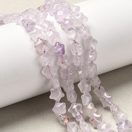 Natural Amethyst Beads Strands G-Z080-A24-8mm-1