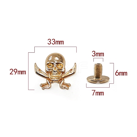 Zinc Alloy Decorative Buttons PW-WG6A501-20-1