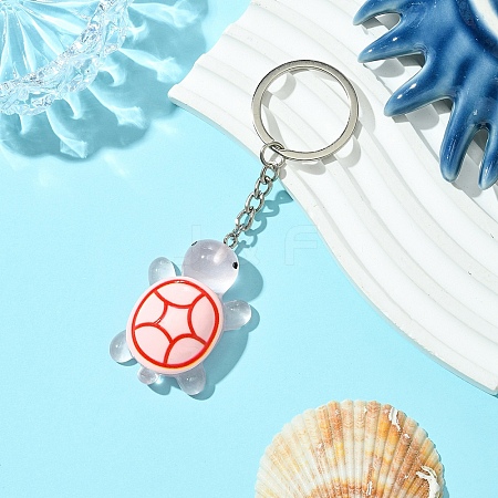 Tortoise Resin Keychain KEYC-YW00149-07-1