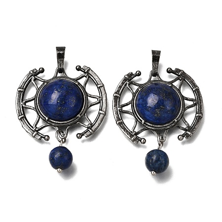 Natural Dyed Lapis Lazuli Pendants GG-CBA7610-03AS-07-1