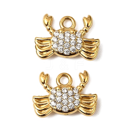 304 Stainless Steel Charms X-STAS-F321-01G-02-1
