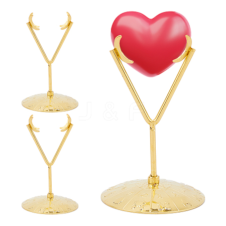 Alloy Crystal Ball Crafts Holder ODIS-WH0030-260G-1